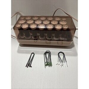 Vintage ︱Clairol Custom Caresetter︱ Hot Rollers ︱24 Rollers w/ Clips
